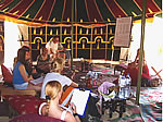 Conference room: a tent from nomads in Morocco